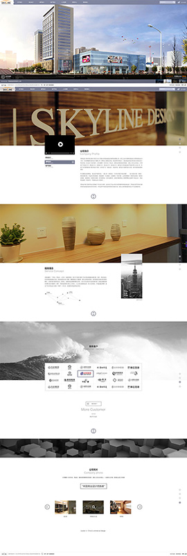 天际线形象策划网站建设